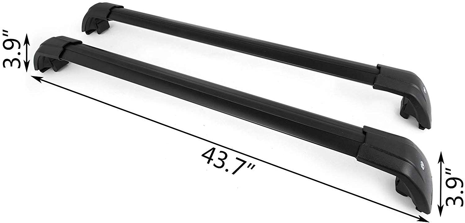 TUNTROL Lockable Roof Rack Cross Bars Fit for All New VW Atlas 2018