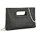 SUKUTU Bolso de Mujer Bolso de Rafia de Verano Bolso de Hombro Crossbody de paja tejida con asas Imagen de SUKUTU Bolso de Mujer Bolso de Rafia de Verano Bolso de Hombro Crossbody de paja tejida con asas