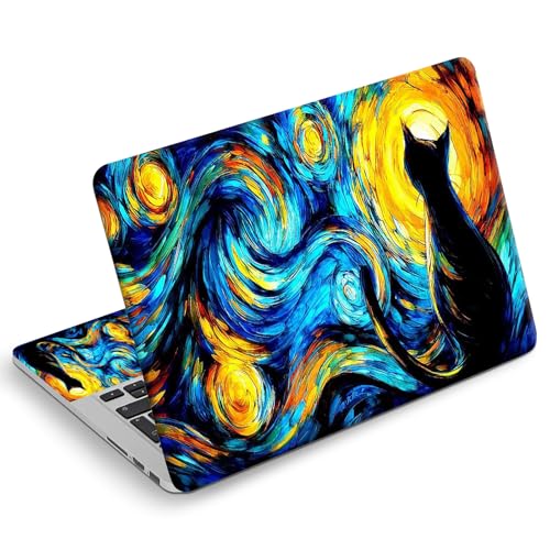 Autocollant PC portable vinyle réutilisable pour masquer les rayures des ordinateurs 12-15.6"
