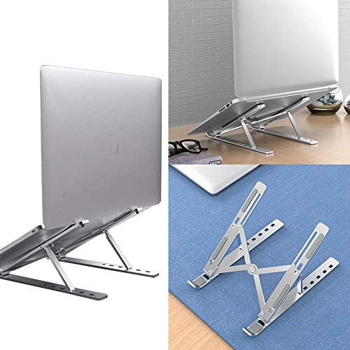 Soporte para laptop plegable y ajustable de aluminio miniatura 6