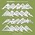 Ekena Millwork GPP036X006X100ATH Athens Architectural Grade PVC Gable Pediments, 36"W x 6"H x 1"P (4/12) Pitch