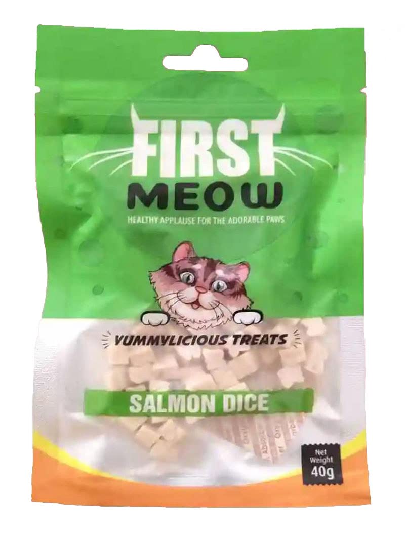 See full amazon price history chart for First Meow Yummylicious Cat Treats Combo Salmon Dice x3 Sold by MS Traders First Meow Yummylicious Cat Treats Combo Salmon Dice x3 Sold by MS Traders (B0BYX5VHJR) Amazon Price History, Amazon Price Tracker