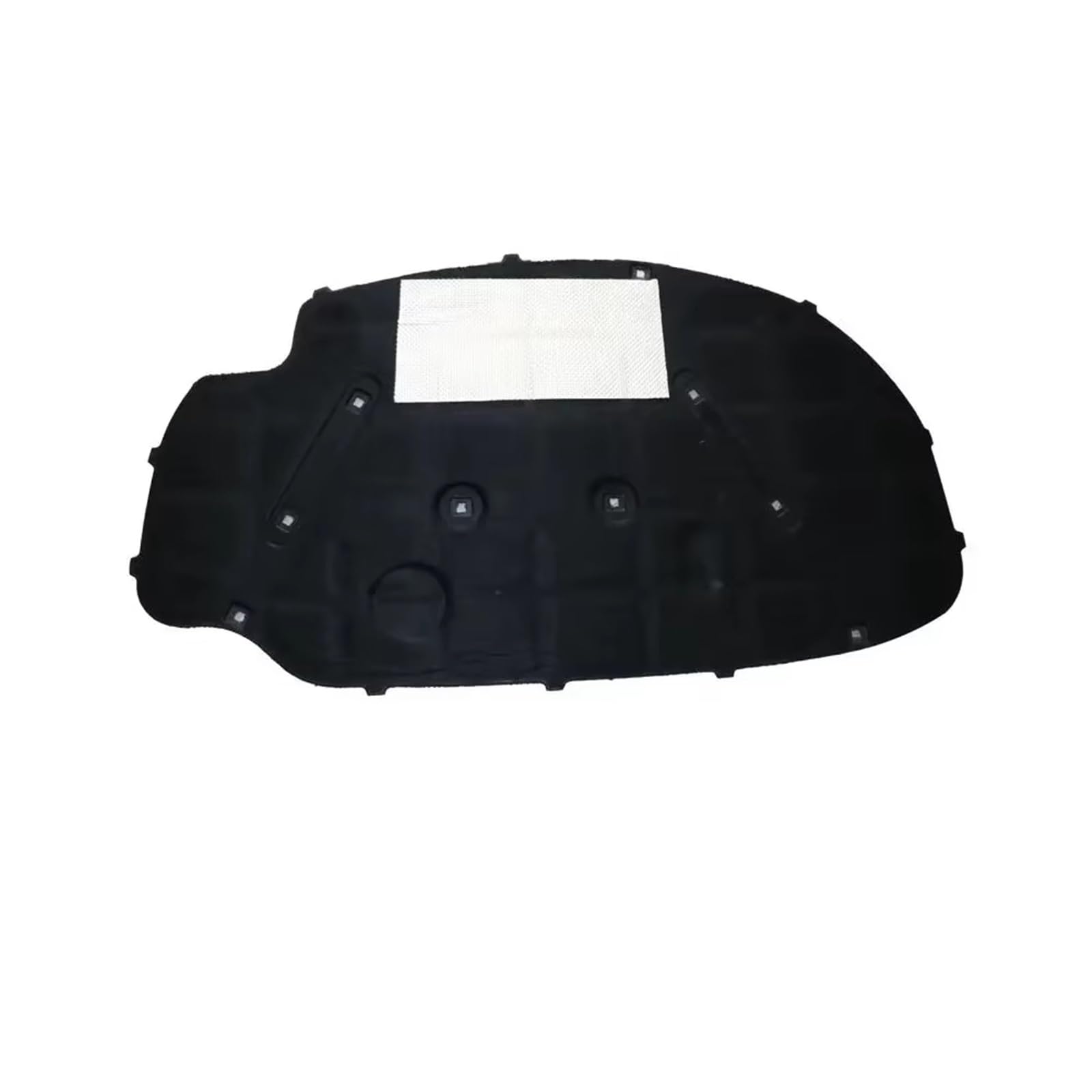 Jjrfvbgt Black+Silver Hood Sound Insulation Pad Compatible With Vw For Golf Mk5 2004 2005 2006 2007 2008 2009 Hood Engine Linin Thermal Insulation Cotton Soundproof Mat Cover Interior