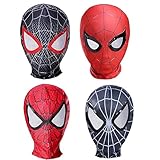 YongEnShang 4 Pcs Halloween Dress Up Masks,Superhero Hats Cosplay Costumes for Kids (LGT-CMH)