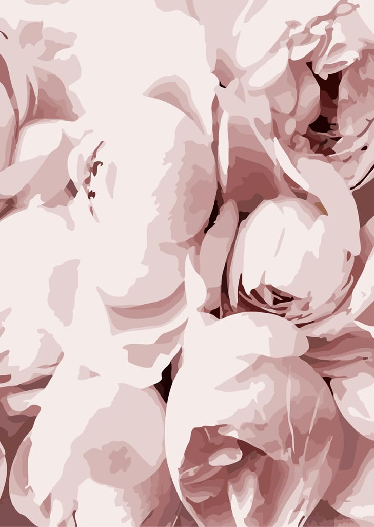 油絵 絵画【ピンク薔薇】【Ａ4】 ピンクの薔薇 油絵 原画 手描き 油絵 絵画【ピンク薔薇6切