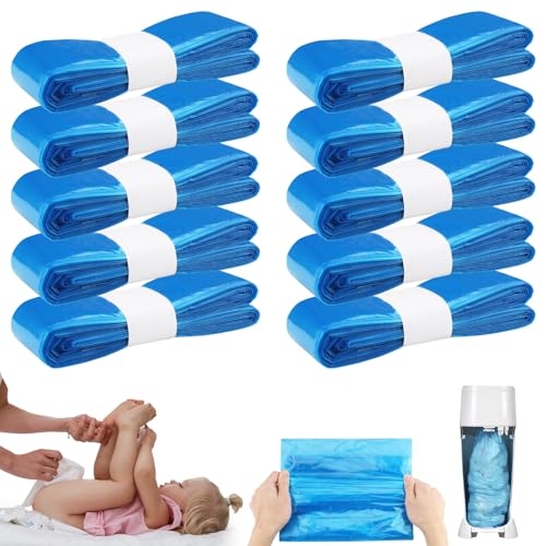 Zosenyer Windeleimer Nachfüllbeutel, 10 Stück 5m Windeleimer...