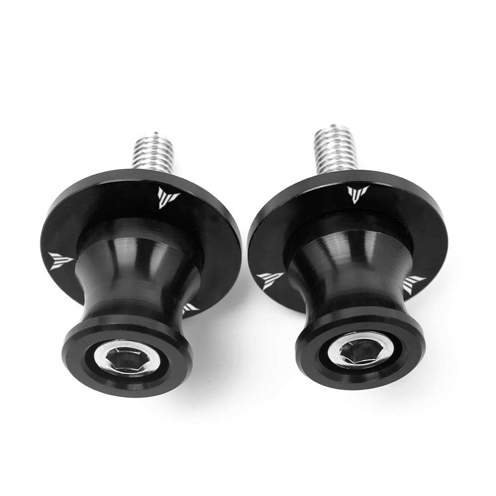 Coppia Nottolini M6 Per Forcellone Yamaha YZF R1, R3, R6, R125 - Supporti Alza Moto In Alluminio CNC 6061 - Foto 4