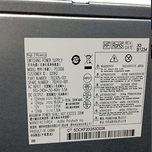 Fuente de alimentación de 320W PSU for 680 880 D10-320P2A DPS-320JB miniatura 5