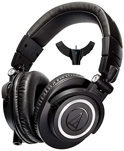 audio technica ATH-M50X Auriculares Pro + Adaptador BTA-10 para convertirlos en Bluetooth