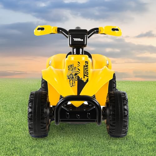 Image of Tonka - 6V Kids Ride-On ATV with Rechargeable Battery and Reverse Drive