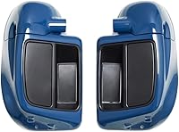 Vista 46 de Kit de carenados ventilados inferiores para Harley Davidson Touring Road Street Electra Glide 2014-2022 (azul superior)