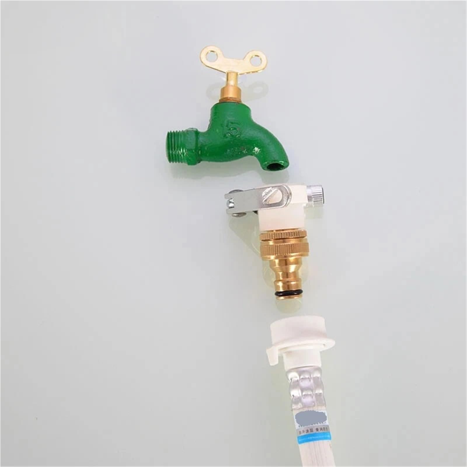 Conectores De Manguera Flexibles De LatóN 1/2/5 Uds Manguera de jardín latón Accesorios conexión rápida 1/2 Pulgadas 3/4 Adaptador Grifo Universal para Manguera(Typ-M,5pcs)