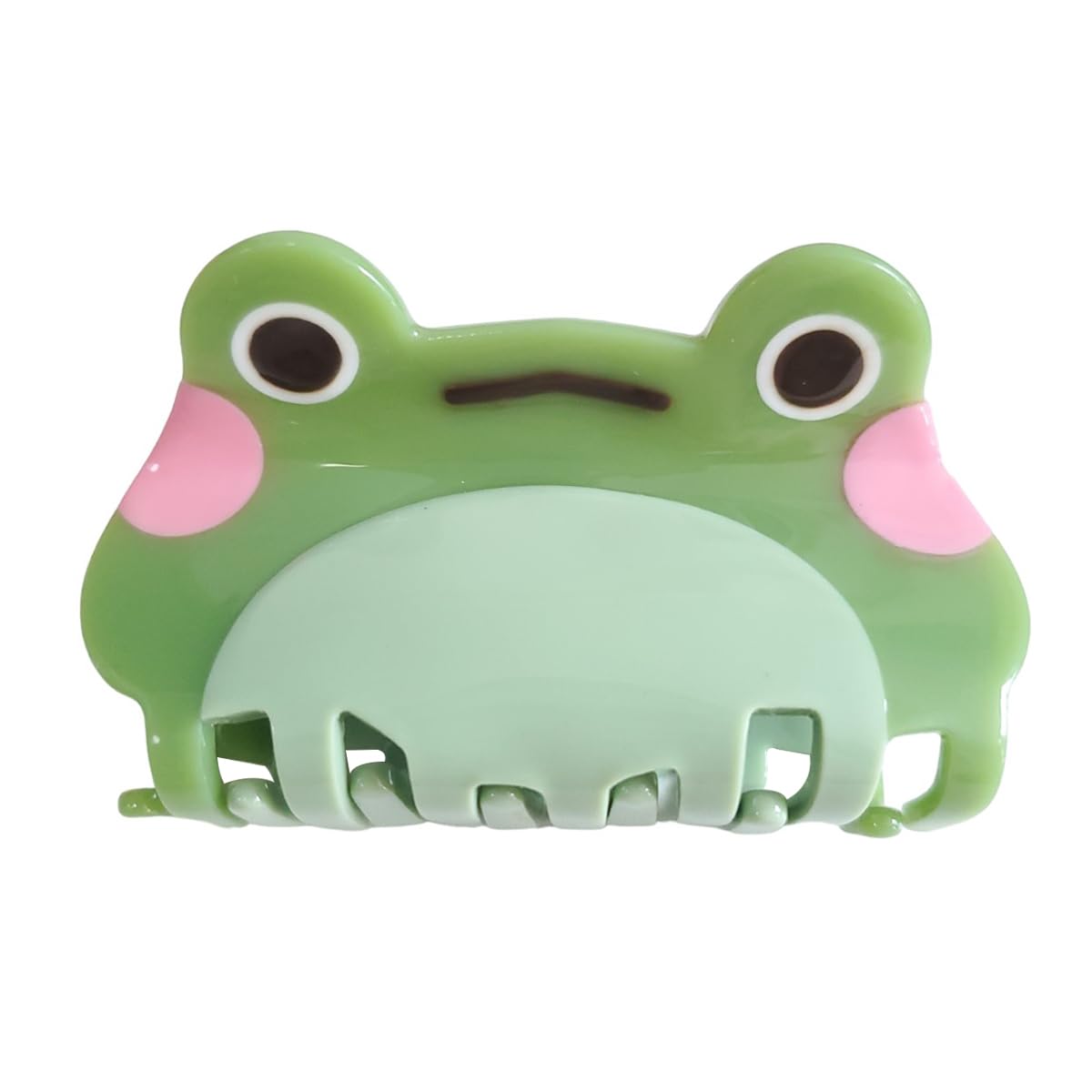 Novelty Small Green Frog Hair Clip,Acetate Hair Claw,Small Hair Clips for Women
