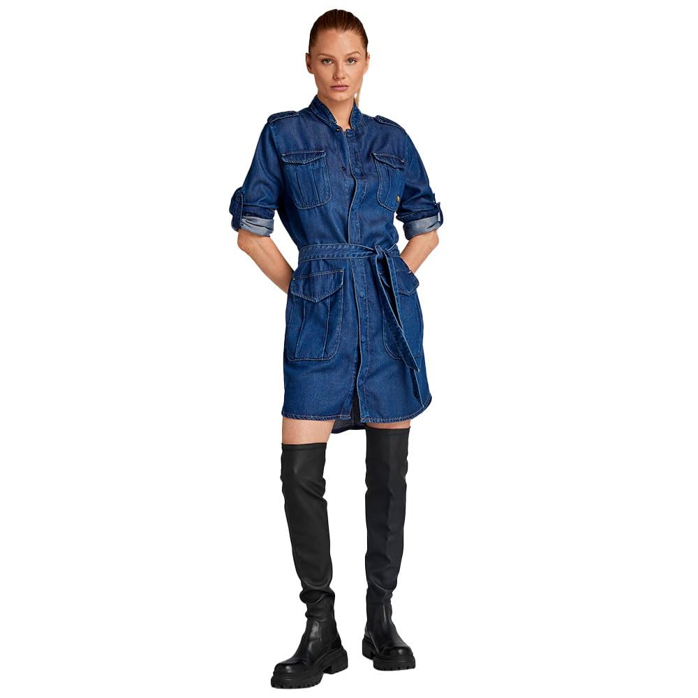 G-Star RAW Damen Denim Field Kleid Casual Dress