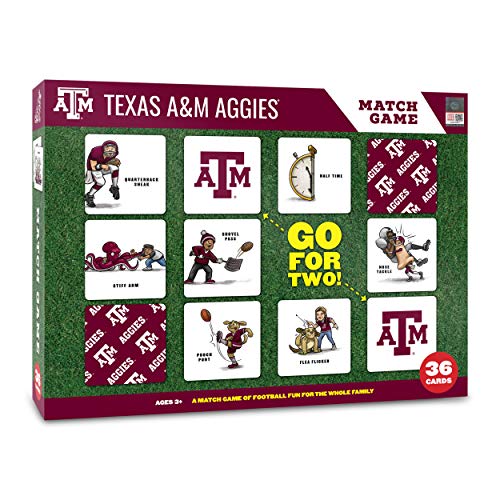 Image of YouTheFan NCAA Officially-Licensed Memory Match Game - Humorous, Team-Specific, Original Hand-Drawn Artwork, Fun for the Whole Family, for Fans Young and Old