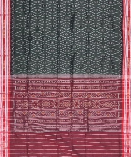 Image of Nuapatna Cotton Saree of Odisha Ikkat Orissa Traditional Handloom Sari | Bomkai | Pata | Nuapatana | sambalpuri saree | khandua patta sare | without Blouse S12