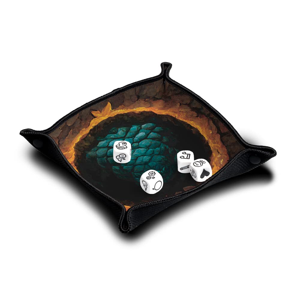 Tapis De Dés Octogonaux - Plateau à Dés Portable Et Boîte à Roulettes