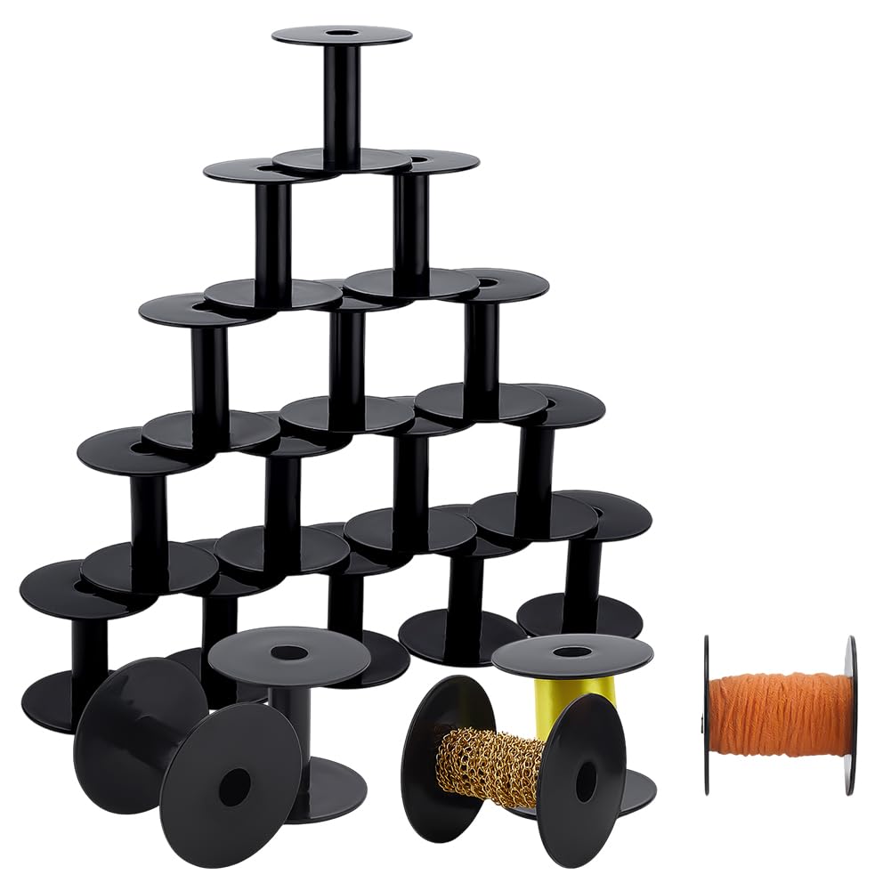 Bobine de fil vide en plastique PH PandaHall lot de 20 pièces pour cordon et couture