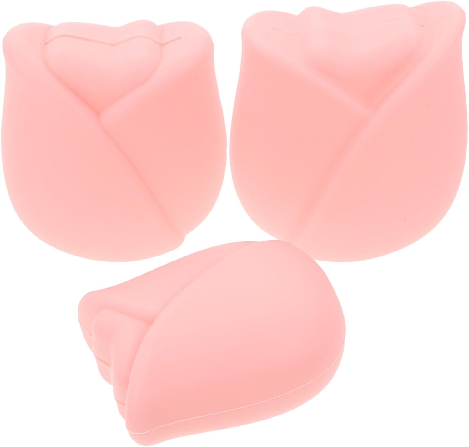 Three Pack Silicone Makeup Brush Covers for Travel and Outdoor Use