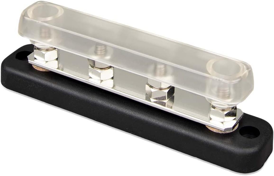 Victron Energy Busbar 150 amp 70 VDC, 4 bornes de connexion courant élevé avec couvercle