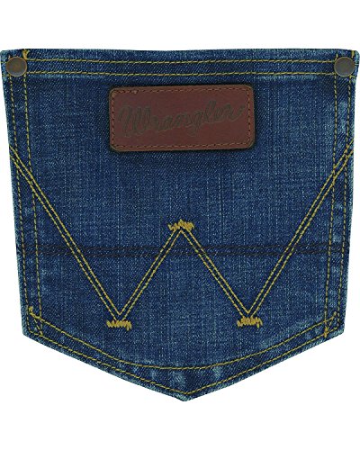 Image of Wrangler Men's Retro Slim Fit Straight Leg Jean