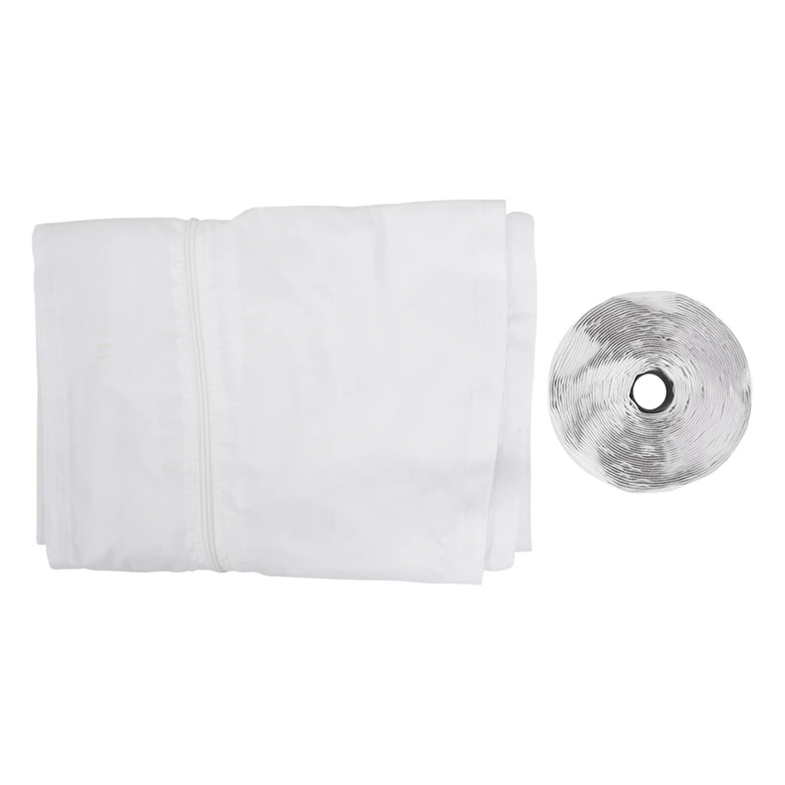 WAFOHSR Air Lock Window Seal For Portable Conditioner 400cm Flexible Cloth Sealing Plate With With Zip And Adhesive All Weather Protection