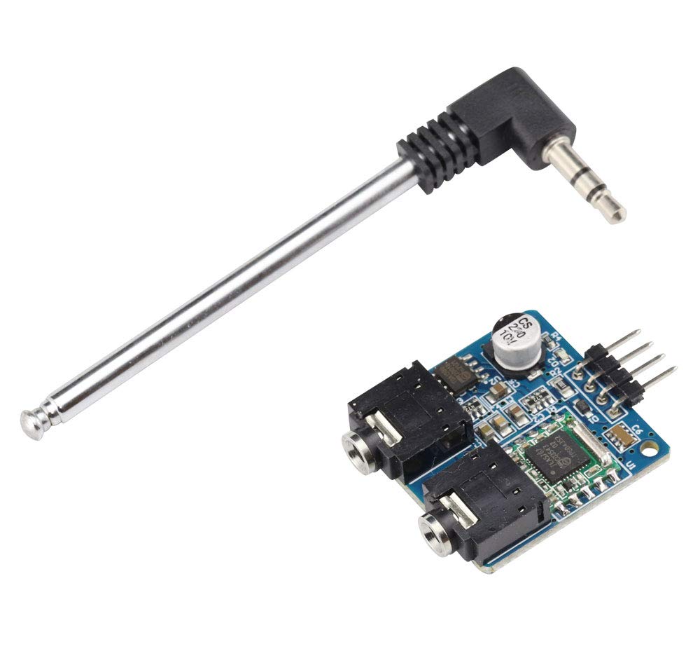 Amazon.co.jp: KKHMF 5V TEA5767 FMアンテナ付きArduino用FMステレオ
