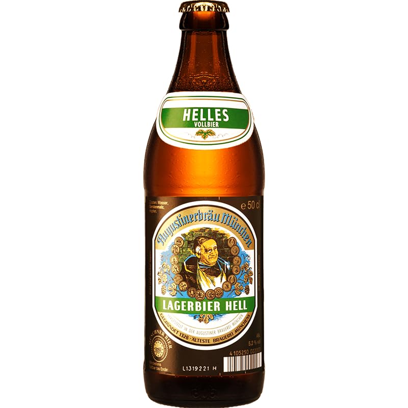 Augustinerbräu - Lagerbier hell (12 Flaschen à 0,5 l / 5,2 % vol.)