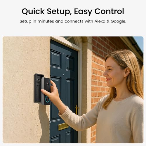 aosu 2K Wireless Doorbell Camera with aosuBase, Battery Powered, 2.4G WiFi - image 9