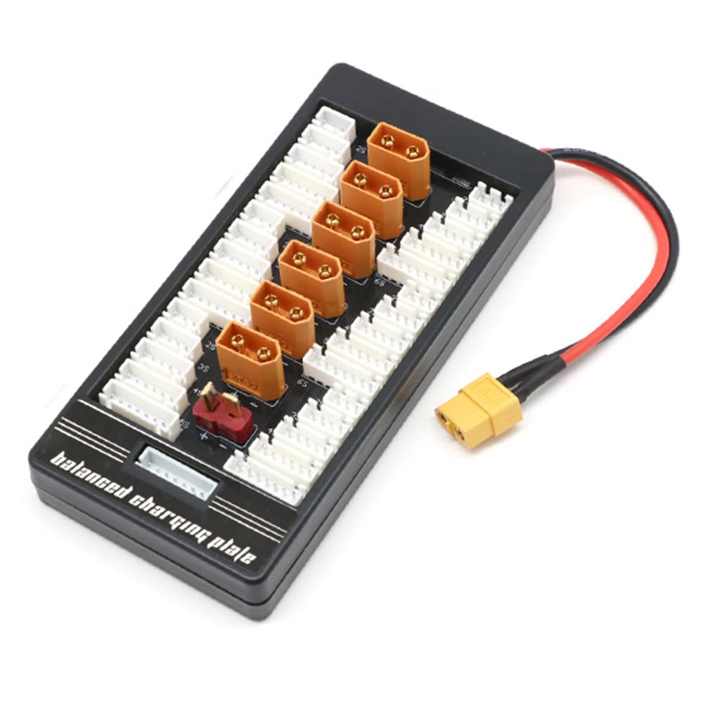 HOBBYMATEParallel Charging Board for 2-6S Lipo Battery XT60 Connector