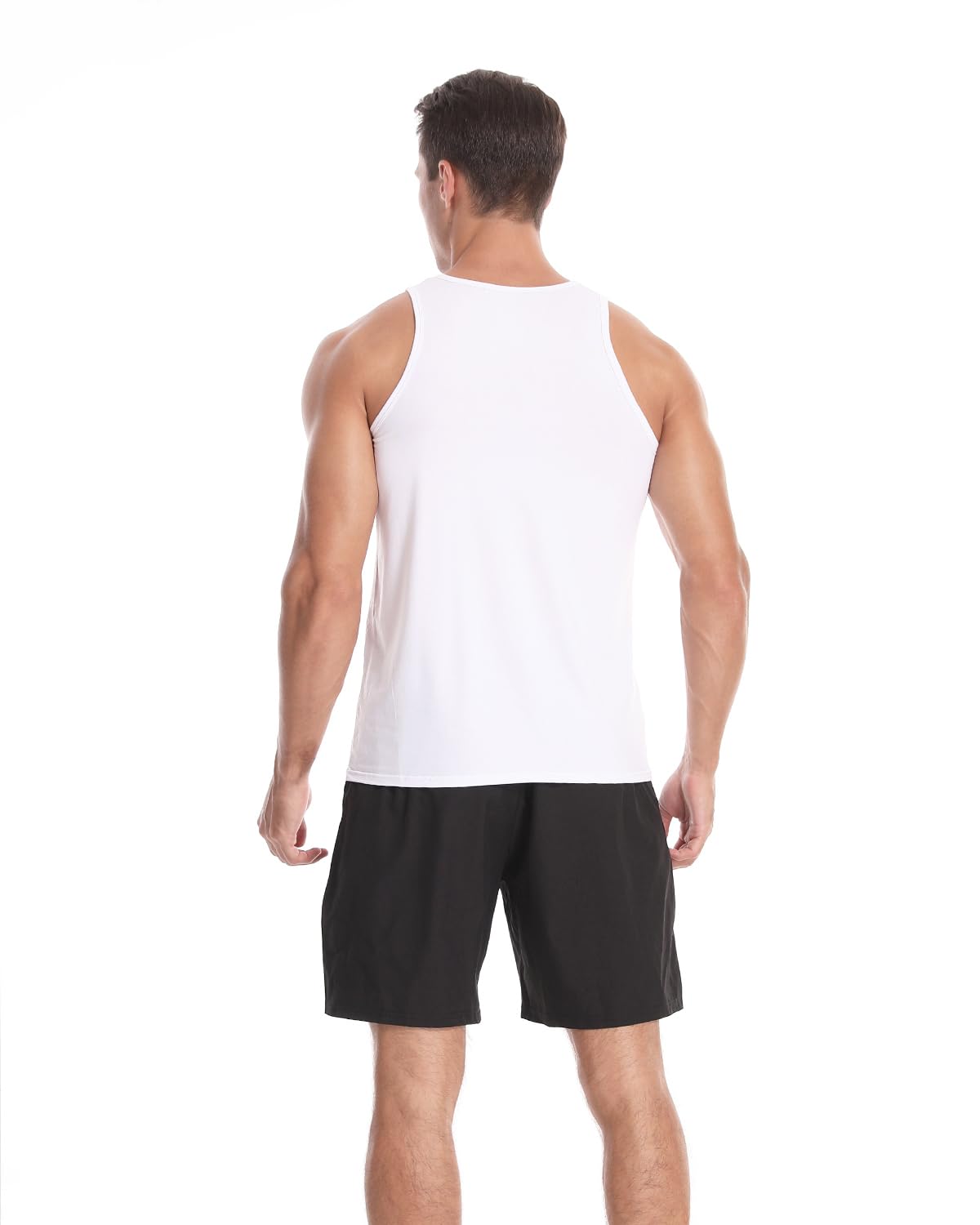 Chalecos Ajustados Masculinos Chalecos de algodón gimnasios sin Mangas Camisetas musculares de Fitness