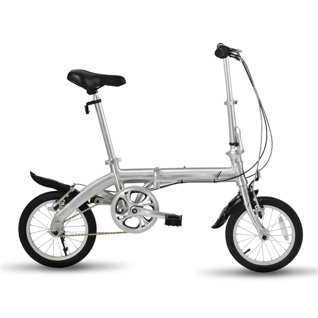 TYXTYX 14 Zoll Klapprad Faltrad Leichte Klappfahrrad Folding Bike, Scheibenbremse Erwachsene Ultraleicht Tragbares Fahrrad Männer und Erwachsene 