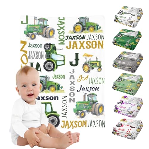 WTCWY Personalized Baby Blankets for Girls Boys with Name Personalized Blankets for Kids Personalized Baby Items Personalized Baby Girl Boy Gifts