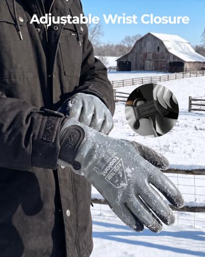 toolant 100% Waterproof Winter Work Gloves, Thermal Insulation with Grip - image 6
