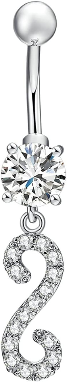 Piercing Ombelico In Acciaio Chirurgico 316L - Design Scorpione Senza Pietre - Foto 12