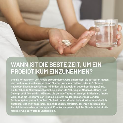 Probio 23 Kulturen Komplex, 200 Mrd KbE/g, Mehrere Premium Bakterienstämme mit Akazienfaser, 1 Kapsel pro Tag, mit Lactobacillus & Bifidobakterien, Vegan, 60 CT, Darmflora