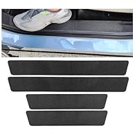 Applicable Car Models: for VW ID Buzz 2022-2023 2024 High Quality: The door sill cover is made of carbon fiber vinyl with strong adhesive. Water and dirt resistant, easy to clean with water. Whether dust or dirt, simply clean the surface with a brush...