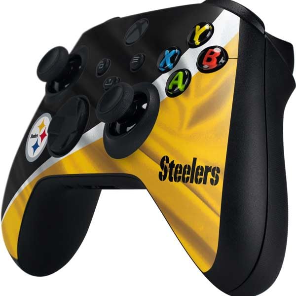 Skinit Decal Gaming Skin Compatible with Xbox Series X Controller - Officially Licensed NFL Pittsburgh Steelers Design