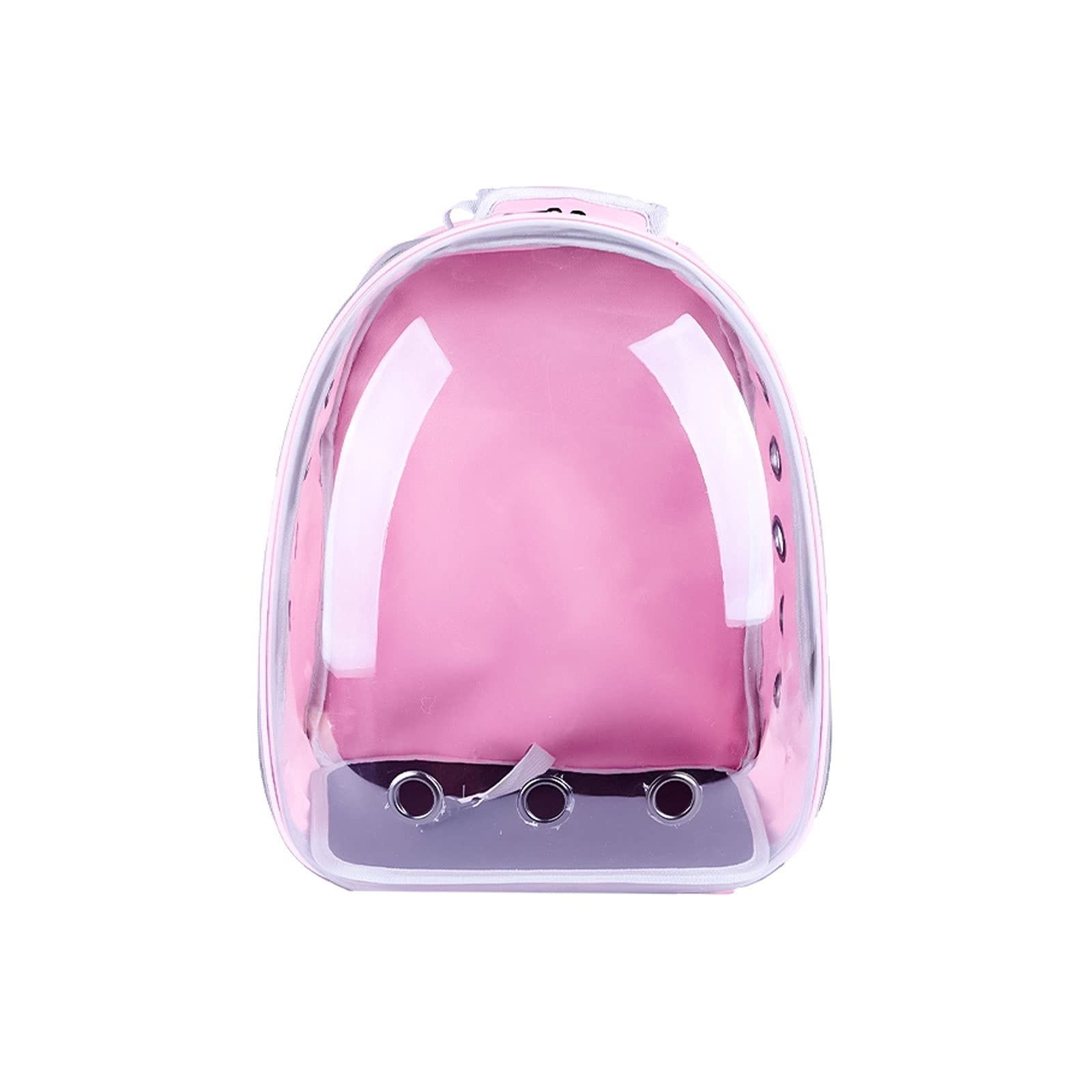 La Jaula De Pájaros Birdcage Viaje Mochila con Marco de Postura Pájaro portátil Birdcage Cubierta de pájaro transportador de Aves ventilado Transparente Birdcage Frame Jaula para Periquitos