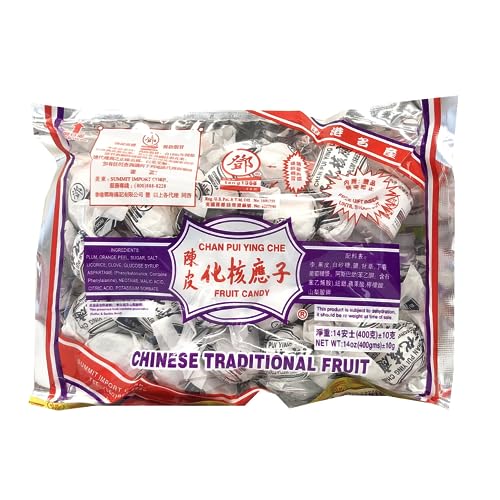 Dried Plum Fruit Candy - Chan Pui Ying Che - 14 Oz (400 G)