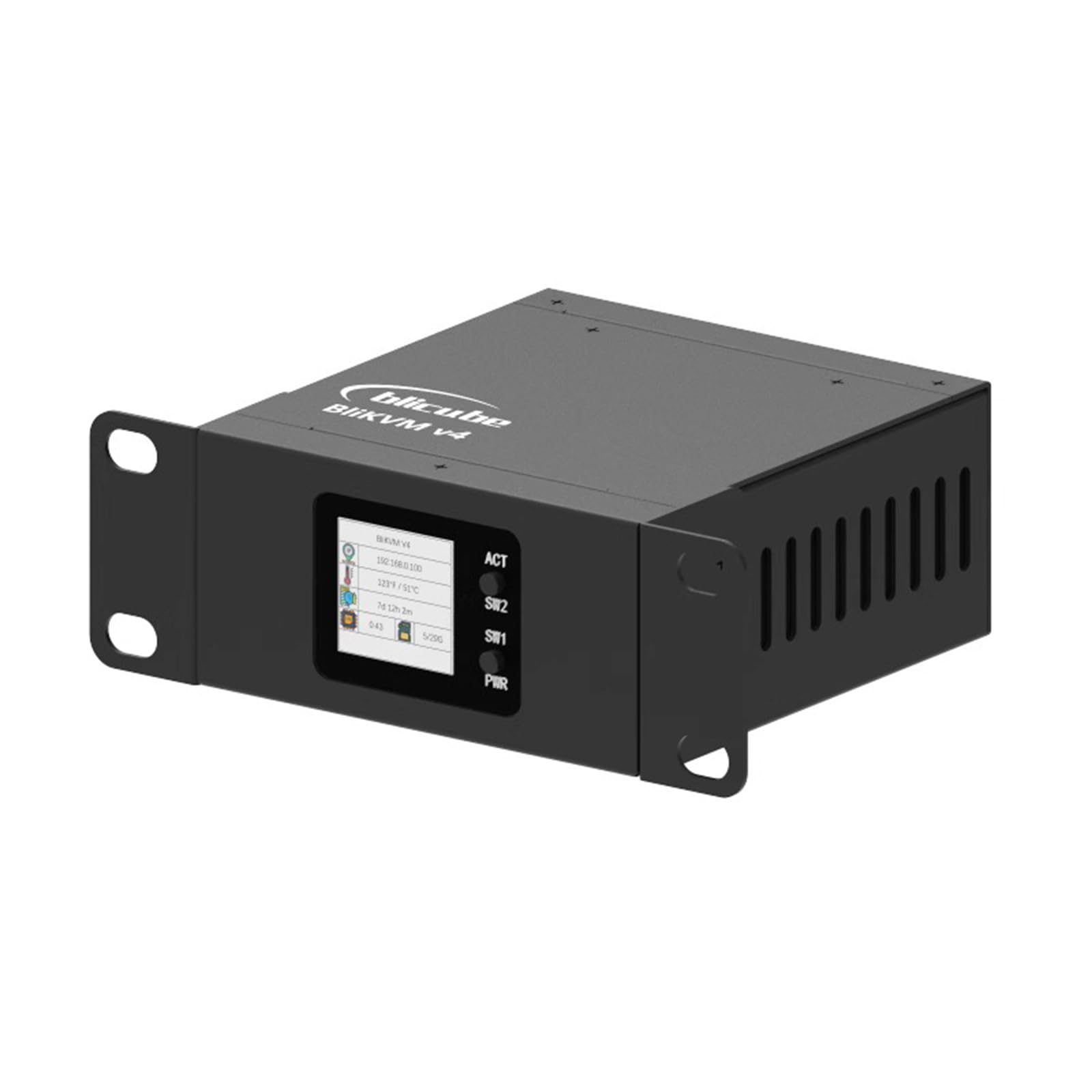 BliKVM v4 Dispositivo IPKVM Allwinner Accesso KVM-over-IP con PoE e 4K HDMI Loop Out Controllo basato sul Web per professionisti IT Gestione remota di server e workstation
