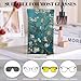 Beabes Almond Blossom Reading Glasses Case For Men, Sunglasses Case For Women, Van Gogh Cheery Blossoms PU Glasses Case Sunglasses Organizer Eyeglass Case Sleeves