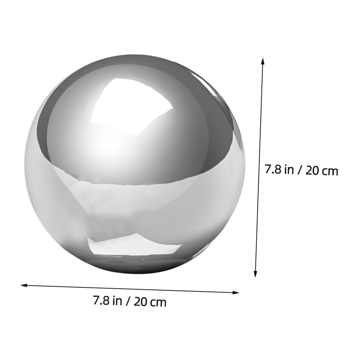 Gazing Acciaio Inossidabile Sfera Riflettente Decorativa Per Giardino Resistente e Leggera Perfetta Per Interni Ed Esterni Abbellisci Tuo Spazio