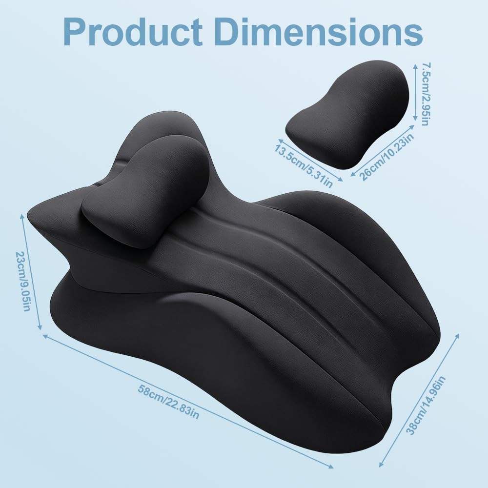 Coussin Couple, Coussin Sexuel pour Couples, Coussin Triangulaire en mousse à Mémoire de Forme, Coussin multifonctionnel pour un soutien intime, pour dos et colonne