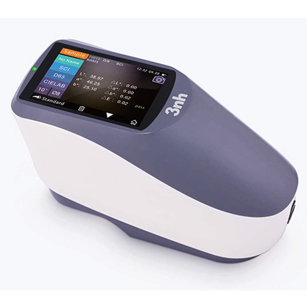 Touch Screen Spectrophotometer Color Meter Measuring Aperture 8mm Camera Locating Function Multi-illuminants Optical Geometry D/8