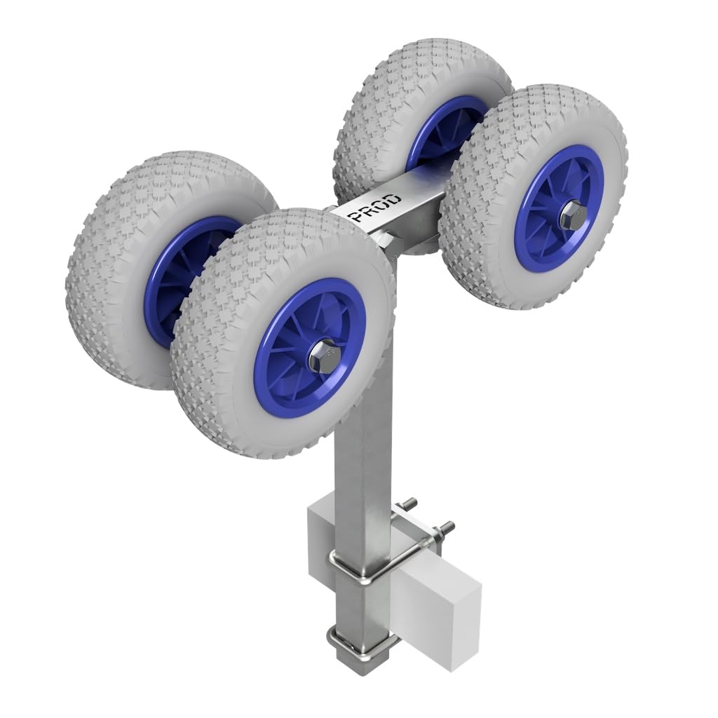 SUPROD Sliprollen Slipwagen Sliphilfe Bootstrailer PU-Reifen Ø 200 mm