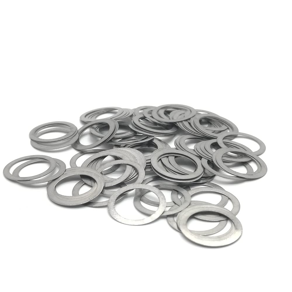100pcs Stainless Steel Flat Washer Ultrathin Gasket Ultra-thin Shim M3 M4 M5 Thickness 0.1 0.2 0.3 0.5 1 - Washers - - (Inner Diameter: 4 x 6 x 0.1)