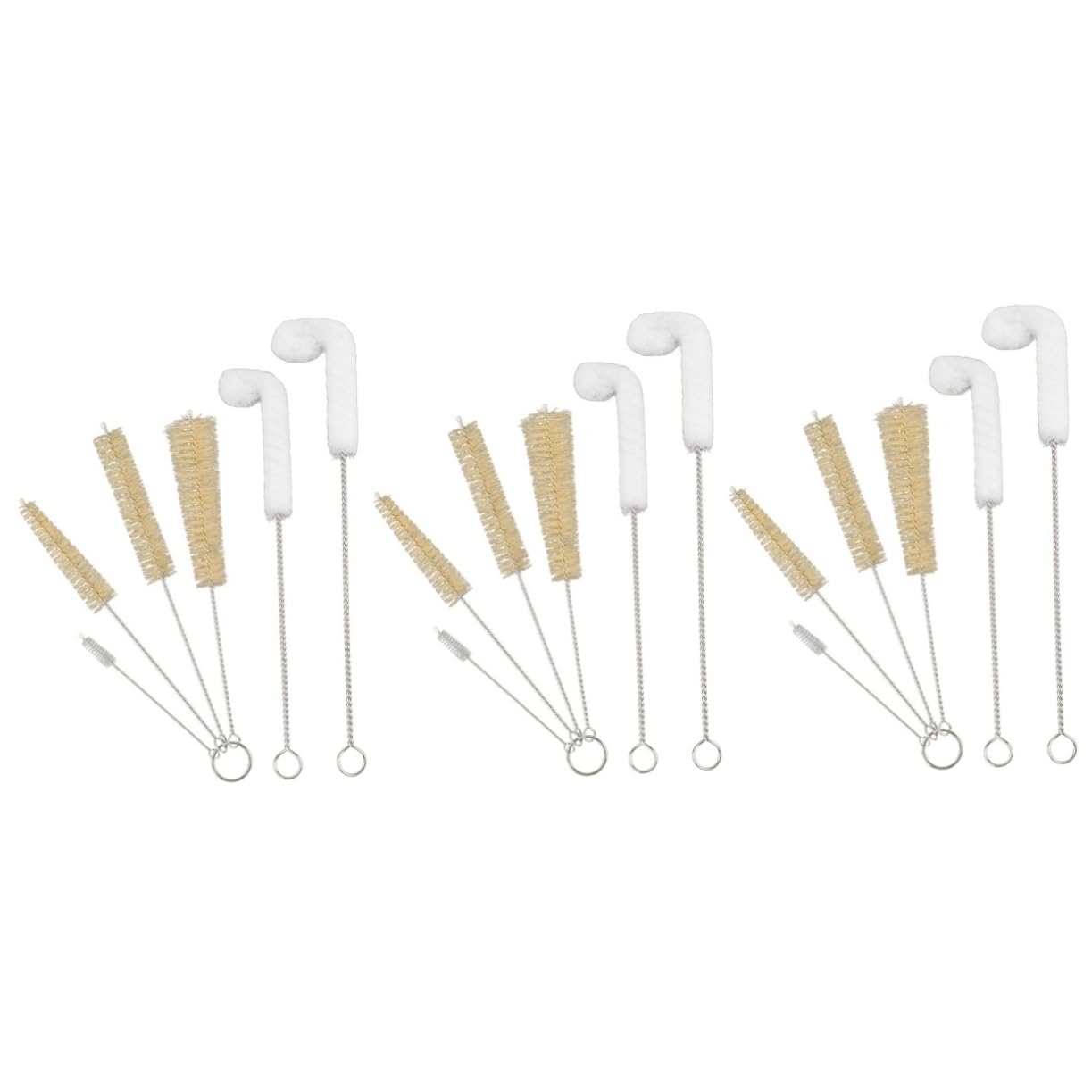 Healeved 3 Sets Straw Cleaner Pipe Cleaning Brush Glassware Cleaning Brush Cup Cleaner Brush Sponge Bottle Brush Limpiador De Biberones De Tea Cup Washing Brush Straw Cleaning Brush