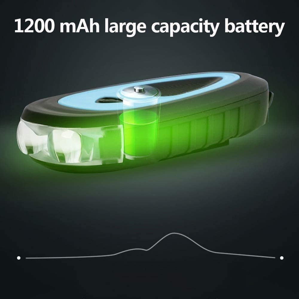 Luz de Bicicleta Recargable, luz de Bicicleta, Faro de la Bicicleta Brillante para Las Bicicletas de la Calle de la montaña Frente, Linterna de Mano LED, batería y Cargador Incluido