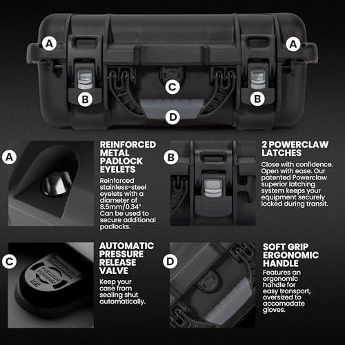 Maleta rígida NANUK 920 Pro para cámara negra miniatura 4